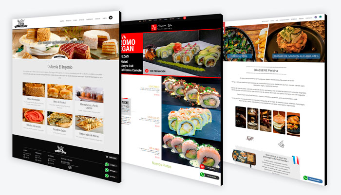 WEB GASTRONÓMICAS